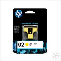 HP 정품잉크 No.02 C8773WA 노랑 PSC3110 500매 C5180, 단일 수량