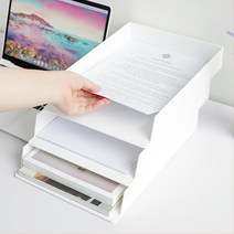책상 a4서류정리 시스템 문서 보관 수납함 서류수납장, 블랙