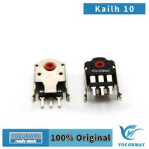 엔코더 Kailh 로터리 마우스 스크롤 휠 인코더 1.74mm 홀 마크 PC 마우스용 20-40g 힘 5mm 7mm 8mm 9mm 10mm 11mm, 없음, 5.10mm