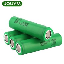 JOUYM 고전류 방전 리튬 이온 충전식 배터리 삼성 INR18650 25R 용 18650 2500mAh 3.7V 30A, 1 PCS