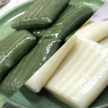 더미들래 말랑쫄깃 앙금없는 절편 2봉 세트, 02.쑥절편 1kg+1kg