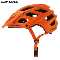 Cairbull 남성 여성 로드 전기 자전거 mtb 사이클 경량 헬멧 하이바, 주황색