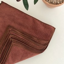 극세사행주 주방 식당 다용도 업소용 30*30cm 20매, 브라운 20매, 20개