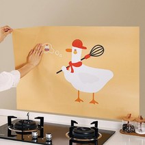 주방 싱크대 기름튐방지 애니멀 프렌즈시트지 3장세트