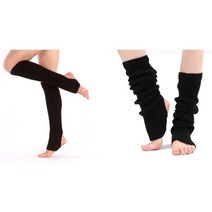 발레 필라테스 발토시 니트삭스 고리형 레그워머 요가, 2레그워머-화이트