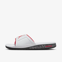 (국내매장판/AS가능) 나이키 조단 하이드로 3 슬라이더 슬리퍼 화이트 레드 신발 남성 발편한 실내화 실외화