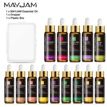 순수 로즈마리 제라늄 에센셜 오일 디퓨저 티 트리 클로브 레몬그라스 시트로넬라 카모마일 시다우드 시나, 01 10ml_35 Tangerine