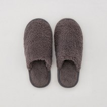 한샘 따뜻한 양털슬리퍼 그레이 M, 상세페이지 참조