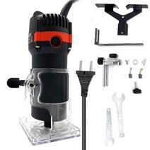 전기식 800W 30000r/min 목재 전기 트리머 목공 밀링 핸드 라미네이터 라우터 에지 조이너 세트 핫, 01 EU Plug
