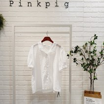 핑크피그 플라워자수카라블라우스(PPA21BL1094)