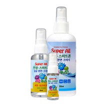 천연 안경클리너 스프레이 안경/액정/키보드 살균 소독 세정액, 슈퍼올 천연안경클리너 (60ml) 2개
