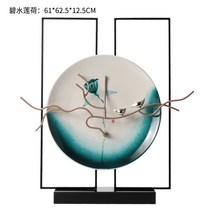 도자기장식소품 신 중국식 페이크 산 수반 소프트 장식품 모델하우스 책 호텔 응접실이 있다 티비 8궤 현관 2443732916, 묵적 강남 BJ308 B 타입