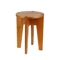 solful 마호가니 나무 DIY 스툴 보조 의자