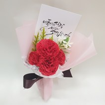 영하우스 납골당꽃다발 미니조화 꽃다발 꽃바구니 납골당꽃 부착식 성묘꽃 산소꽃 봉안당조화 추모꽃 꾸미기 납골당 꽃장식, 카네이션꽃다발 레드
