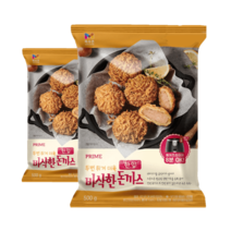 목우촌 프라임 한입 돈까스 500g 2개 겉바속초 바삭한, 목우촌 프라임 한입 돈까스 500gX2개