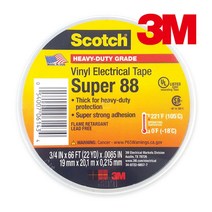 쭈bapha_3M Scotch Super 88 비닐 전기 절연 테이프 19mmx20M 파이프보수재 보수재 배관 방수 부식방지 보수용 배관재♥LtMS, ♥myside!, ♥myHoney-쇼핑
