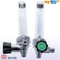 명신산업 레귤레이터 플로우미터 알곤유량계 MS-FA80 (80L)