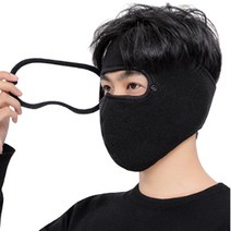 배달대행 바이크 스키 군용 안면마스크 고글형 블랙1P, 본상품선택, 본상품선택
