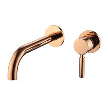 노블레스몰[더죤테크] 하프 5506 로즈골드 벽매립 욕조수전