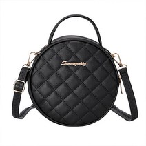 크로스 퀼팅 여성 라운드백