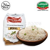 PUNJAB RICELAND Extra Long Premium Basmati Rice 1kg 엑스트라 롱 프리미엄 바스마티 찐쌀, 1pc