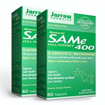 Jarrow Formulas 동일 400mg - 60정 2개 팩 - 농도의 활성 ss 형태 - 관절 건강 간 기능 뇌 대사 amp 지원 항산화 디펜스 - 120인분