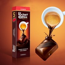 페레로 포켓커피 초콜릿 5p, 62g, 5개