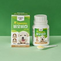 강아지 고양이 유산균 묽은변 변비 설사 일동제약 프로바이오틱스 비오비타 펫 60g, 비오비타 강아지