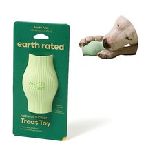 반려용품 Earth Rated 간식 디스펜싱 강아지 장난감 지루함 및 자극을 위한 천연 고무 식기 세척기 냉동, Small, one option