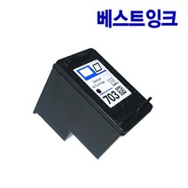 HP재생잉크 HP703 CD887AA CD888AA 데스크뎃 K109A K109G K209A K209G K510A D730 F735, 1개, HP703 검정 CD887AA