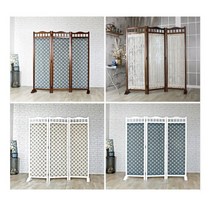 원목 패브릭 파티션 시리즈 6종 - 대, 101-3 월넛-번아웃망사(대)