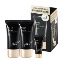 AHC 마스터즈 아쿠아 리치 선크림 30ml 2개 +선크림 10ml, 마스터즈 아쿠아 리치 선크림 30