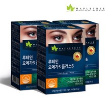 메이플트리 루테인오메가3 플러스6 30캡슐 3통 3개월분, 3박스, 39g