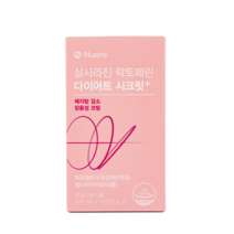 2주분(1박스) 휴온스 살사라진 락토페린 시크릿 다이어트+ 쏙 플러스 장용성 체지방 감소 효능 초유 단백질 800mg 14정