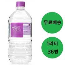 한국 청정음료 몽베스트 생수 1000ml x 36병 물 1리터