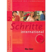 SCHRITTE INTERNATIONAL 2: DEUTSCH ALS FREMDSPRACHE KURSBUCH + ARBEITSBUCH MIT AUDIO-CD ZUM ARBE..., Hueber