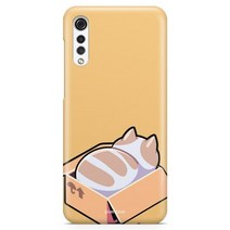 데이투데이 LG 벨벳 케이스 박스냥이 하드 LM-G900N
