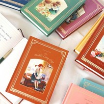 양장노트 인디고 줄노트 일상기록 줄노트 일기 필사 아이디어노트, 버드나무에 부는 바람