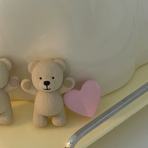 1+1 만세곰돌이 석고방향제 / 향 오일 포함, 블랙체리, 포장+, 핑크+하트