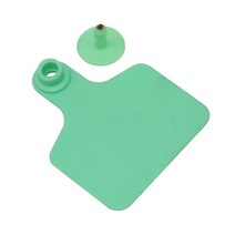 가축 인식표 이름표 동물 식별 귀 태그 적용 돼지 소 양 당나귀 말 농장 먹이 도구 가축 100 개, green