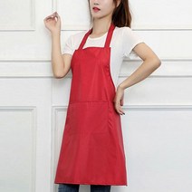 jc_카페앞치마 PVC 방수앞치마(레드) NE주방 공방 음식점, 상세페이지 참조