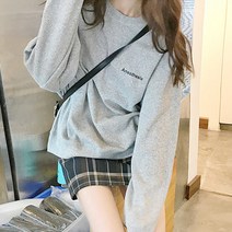 쉬블림로브 루즈핏 로고 맨투맨 티셔츠 아바스 GW1824