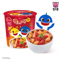 핑크퐁 아기상어 달콤토마토떡볶이, 111g, 4개