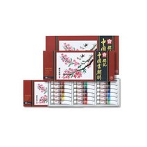 [바보사랑]사쿠라 동양화 물감 12색/18색/24색, 12ml*18색