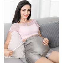 XXL 전자파 케어 임신선물 축하 완화, 하이웨이스트 더블 레이어복부 이중 강화 방