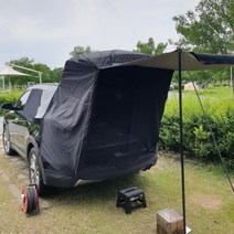 SUV 차박 트렁크 텐트 도킹 차량 꼬리 카크닉 차 쏘렌토 카니발 QM6, 일반형, LX사이즈, 베이지