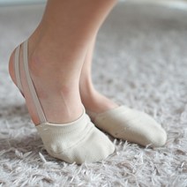 니스포 리듬체조 토 슈즈 신발 (반신발), XS-210~215mm