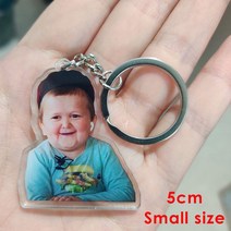 나무파쇄기 나무분쇄기 잔가지파쇄기 잔가지분쇄기Hasbulla Magomedov Meme 아크릴 키 체인 귀여운 미니 k, 12 5cm E