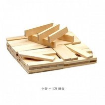 킨더바움 티노카프라1개 /카프라쌓기 집짓기놀이 카프라교구 도형쌓기 도형블록 원목카프라 쌓기놀이, 1개 배송