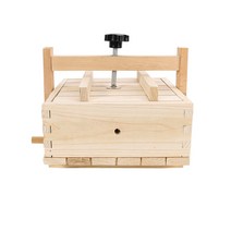 원목 두부 누름판 제조기 두부틀 가정용 몰드 도구, 17X17X9.5cm +덮개